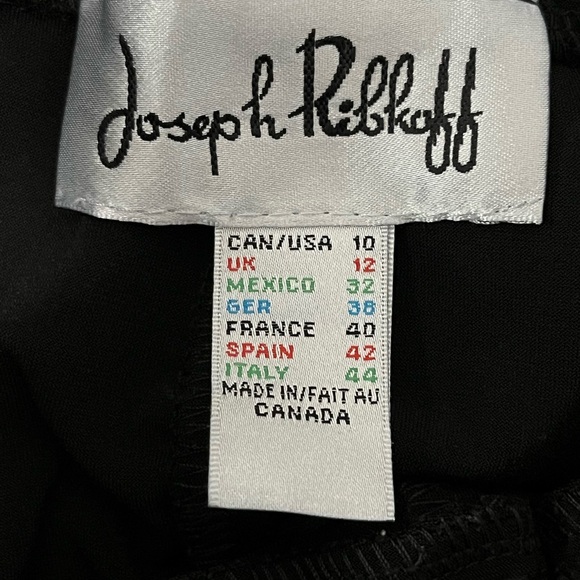 Joseph Ribkoff Heavy Knit Pull On Slim Fit Rolled Cuff Crop Pants - Picture 7 of 9